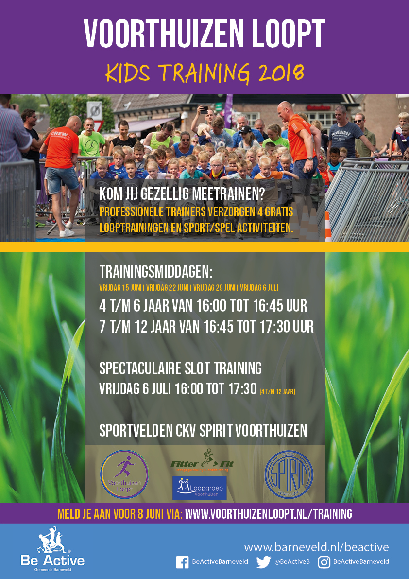 Kidstrainingen Voorthuizen Loopt 2018